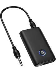 Aux Bluetooth Adapter for Car, Bluetooth 5.0 Transmitter Receiver
