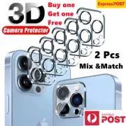 2X Apple Camera Lens Tempered Glass Protector For iPhone 14 13 12 11 Pro Plus Mi