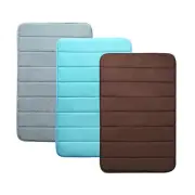 Family Memory Foam Absorbent Non-slip Bath Mat Rug Shower Carpet 24 x 16 Inch