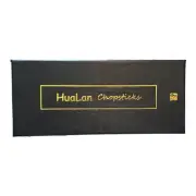 Hualan Stainless Steel Chopsticks Metal Alloy Chopstick Reusable Non Slip Design