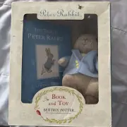 BEATRIX POTTER GIFT SET Peter Rabbit BOOK & PLUSH TOY F. Warne & Co 2019 NIB