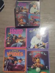 Collectible Joe Camel Drink Coasters Lot of 4 Hard Pack Camel