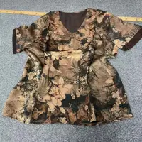 在飛比找蝦皮購物優惠-臺灣發貨 布料 服装布料 窗帘布料 儿童布料重磅緞面香云紗 