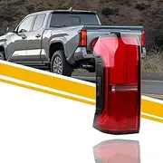 Dasbecan Tail Light LED (With Tailgate Switch) Compatible With 2024 2025 Toyota Tacoma Taillight Assembly Rear Lamp Left Driver Side 81560-AK010