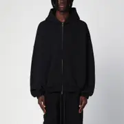 [Fear of God Essentials] Black zip sweatshirt with logo XXS Black