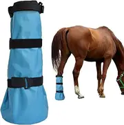 yeezo Easy Use Hoof Soaking Boot for Horse Soaker Bag Equine Soaking Boot Hooves Care Treatment Bucket Soaker Sack with EVA Pad and 2 Elastic Bands