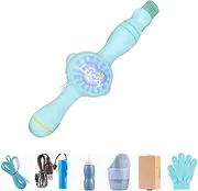 Colorful Smoke Bubble Machine, Elastic Smoke Bubble Machine, Interactive Fog Bubble Machines Lightweight Design, Handheld Elastic Bubble Fog Wand for Party, Wedding, Festival, Birthday (Blue)