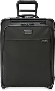[Briggs & Riley] Baseline 2-Wheel Luggage, Black, 21" Global Carry-On, Baseline Uprights