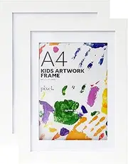 Cooper & Co. Set of 2 A4 DIY Kids Art Frame White