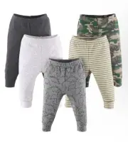 The Peanutshell Baby Boy Pants Set- Pack Of 5- 24 Months