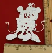 5 MICKEY & MINNIE MOUSE cardstock paper die cut embellishments