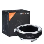 K&F Concept Adapter for Nikon F Mount Lens to Leica M Lens Camera M-P M240 M10