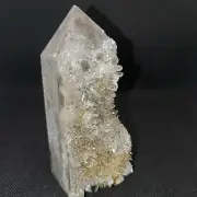 Clear Quartz Crystal Cluster Tower Point 4.35in tall, 318g