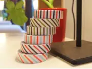 Strips Fabric sticker tape, fabric tape, masking fabric tape 15mm x 5m MT008