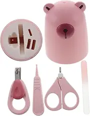 Hohopeti 1 Set Nail Care Nail Clippers Scissors File Tweezers for Newborns Durable Grooming Essentials for Delicate Fingers Toes Shower Present