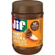 Jif Peanut Butter & Chocolate Flavored Spread