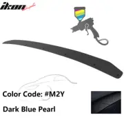 Fits 15-21 Subaru WRX STI Gurney Flap OE Style Trunk Spoiler #M2Y Blue Rear Wing (for: Subaru)