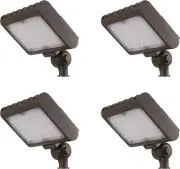 Outdoor LED 30W Flood Lights, Dusk to Dawn, 3500 Lumens, 120-277 AC, UL Listed,