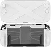 Protective Case for Switch 2(2025) with Case Stand, Non-Slip Ultra Thin Slim PC + TPU Protective Controller, 360° Full Coverage, Protector Case Cover Skin Accessories for Switch 2 (White)