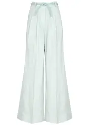 Zimmermann Natura Belted Linen Trousers - Mint - 3 (UK 14 / L) 3 (UK 14 / L)
