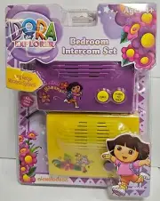 Dora The Explorer Bedroom Intercom Set Wireless System for Girls, Kids
