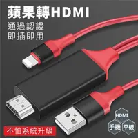 在飛比找momo購物網優惠-【JHS】APPLE Lightning 8pin 轉HDM