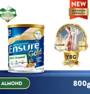 1 X Abbott Ensure Gold Almond 800g for Middle-Age & Elderly - FREE SHIPPING