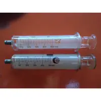 在飛比找蝦皮購物優惠-工業用 50ml 鎖牙式玻璃注射筒 針頭 針筒 玻璃針筒 不