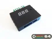 Commodore C64 voltmeter. C64, C128 & VIC-20 computers compatible. Adjustable!