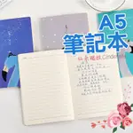 【CINDERELLA】4本/組 A5筆記本 80頁 可愛筆記本 橫線筆記本 筆記本 創意 文具本子 文具 辦公 日記本