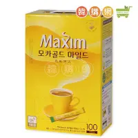 在飛比找Yahoo!奇摩拍賣優惠-韓國Maxim三合一摩卡咖啡1200g(100入)【韓購網】