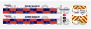 Code 3 Adhesive Vinyl Decals suit 1/43 1/50 - Network Rail Incident - Sprinter