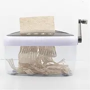 2021 Upgraded Home Paper Shredder Hand Crank, Office and Teaching Supplies, Mini Manual Shredder- Office Portable Hand Paper Cutter for Paper/Notes/Bills/Portrait/Photos
