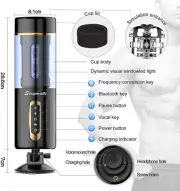 Automatic Handsfree Male Masturbator Stroker Men Vibrator Sucking Cup Lubricants