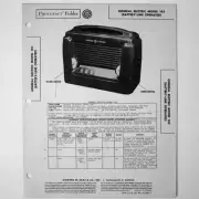 GE General Electric Model 143 Battery Line Radio - SAMS Photofact ™ 1949 - New