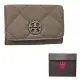 【TORY BURCH】TORY BURCH 新色 小香風菱格卡包／零錢包 大象灰