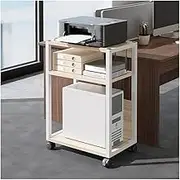 Printer Stand Printer Stand with Wheels Printer Shelf Cart Under Desk with Storage Heavy Duty Rack for Office Home Printer Stand with Storage (Color : A, Size : 51 * 30 * 72cm)