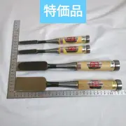 NOMI Chisel Japanese Carpentry Woodworking Tool Set Lot of 4 KY374