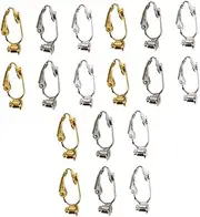 [SHINEOFI] Earring Accessories Earring Hooks Pierced Earring Converter Hoop Earring Converter Convert Earrings to Clip on Clip on Earring DIY Materials for Ear Ornaments Ear Clip