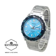 Casio Men's Analog Sporty Stainless Steel Band Watch MTD125D-2A3 MTD-125D-2A3