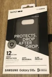 Tech21 Evo Check Series Case for Samsung Galaxy S10e Smokey Black