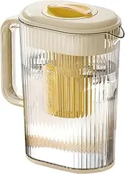 Unbreakable | Juice Container Handle | Heat Resistant Jug | Hot & Cold Water Pitcher, Built-in Filter Jug Pitcher, Tea Infuser Jug Pitcher Pitcher Pitcher
