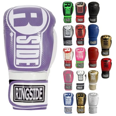 Ringside Apex Boxing Gloves Large X Large Purple White Durable Bag Gloves