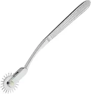 RAYWE Medical Diagnostic Reflex Hammer Stainless Steel Pin Wheel Gear Roller Rolling Wartenberg Wheel Pinwheel