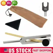 Aluminum Medical Tuning Fork Chakra Hammer Ball Diagnostic+Gift Mallet 528HZ NEW