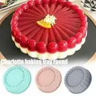 8" Silicone Round Cake Pan Non-stick Baking Tray Mould F8E5 Bakeware *au F3O5