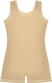 [GAIGEO] Toddler Gymnastics Leotards for Girls Burly Wood Biketards Rainbow Leotards with Shorts 2t
