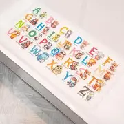 Cartoon Bath Mat: Non-Slip Children's Bath Mat, Baby Friendly, 86 x 39 cm - Fun & Safe Bathing Experience for Toddlers in Bath & Shower (Cute Animals)