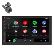 Car Radio Stereo Multimedia Player Bluetooth 2 Din For Apple CarPlay W/Camera (for: BMW)