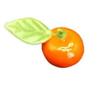Artificial Fruit Artificial Orange Home D??cor 3.7*3.7*3.5cm Orange Realistic